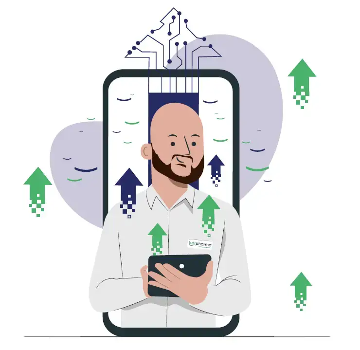 Illustration d'une pharmacie moderne - ODR Pharma